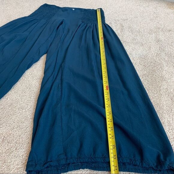 Palazzo Trousers extra wide leg Hippy Harem Flares festival beach & party Sz S/M - Picture 8 of 10